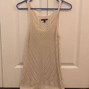 Cream American eagle sweater tank